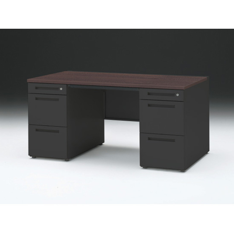 CZR-158BDC-182 CZRデスク 両袖机 ロングレールタイプ センター引出し付 W1500×D800<配送時組立サービス付> イトーキ 高さ720mm幅1499mm  CZR-158BDC-182