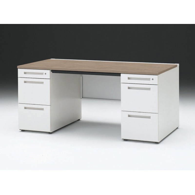 CZR-168BDC-971 CZRデスク 両袖机 ロングレールタイプ センター引出し付 W1600×D800<配送時組立サービス付> イトーキ 高さ720mm幅1599mm  CZR-168BDC-971