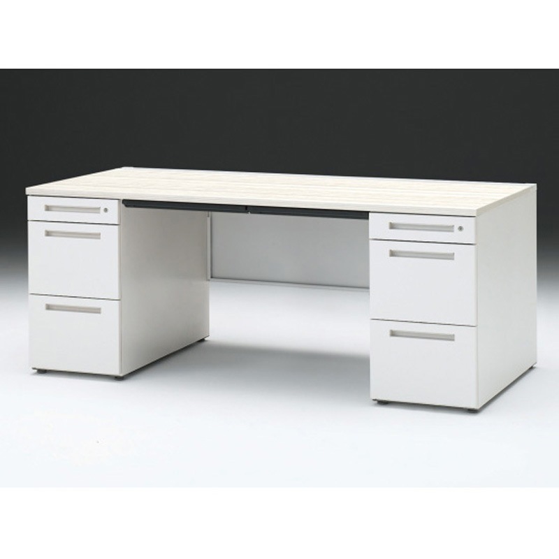 CZR-188BDC-961 CZRデスク 両袖机 ロングレールタイプ センター引出し付 W1800×D800<配送時組立サービス付> イトーキ 高さ720mm幅1799mm  CZR-188BDC-961