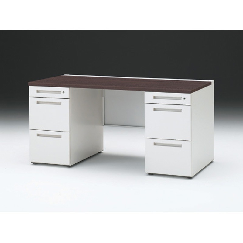 CZR-157KDC-982 CZRデスク 両袖机 ロングレールタイプ センター引出しなし W1500×D700<配送時組立サービス付> 1台 イトーキ 【通販モノタロウ】