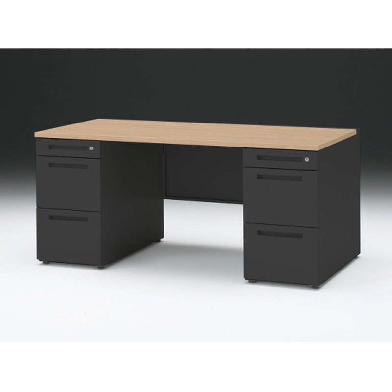 CZR-168KDC-192 CZRデスク 両袖机 ロングレールタイプ センター引出しなし W1600×D800<配送時組立サービス付> 1台 イトーキ 【通販モノタロウ】