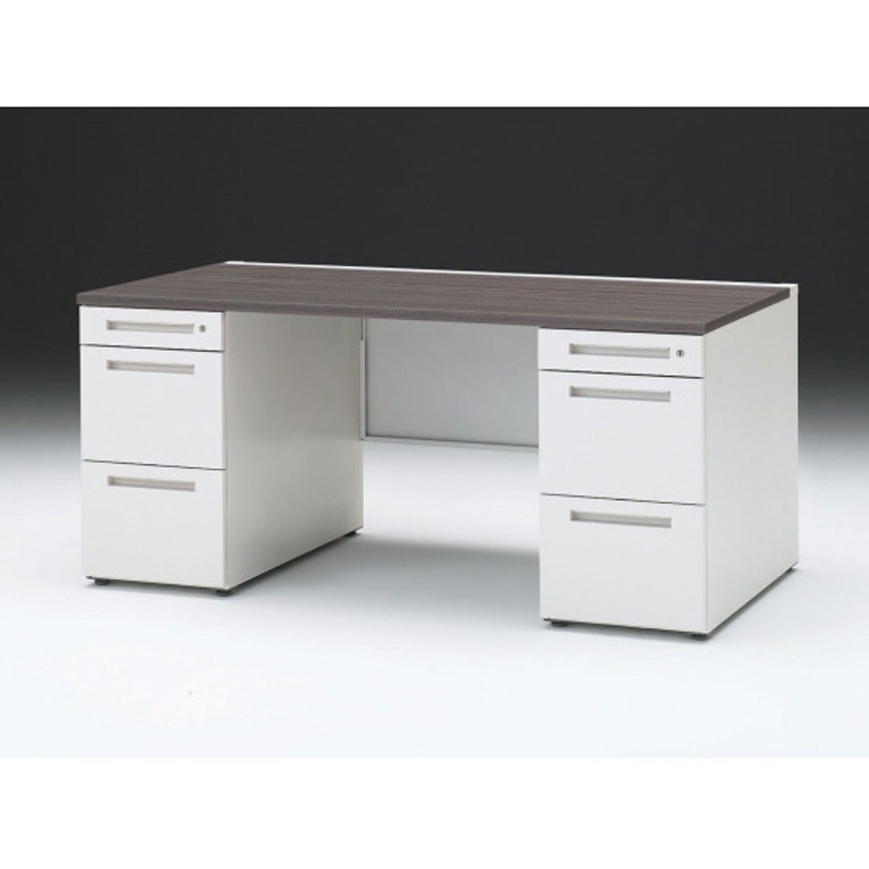 CZR-168KDC-981 CZRデスク 両袖机 ロングレールタイプ センター引出しなし W1600×D800<配送時組立サービス付> 1台 イトーキ 【通販モノタロウ】 82,390円