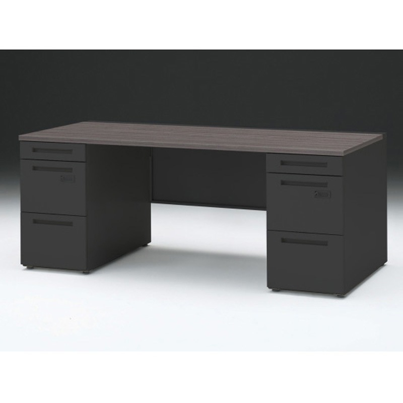 CZR-188KDCK-181 CZRデスク 両袖机 ロングレールタイプ ダイヤル錠 センター引出しなし W1800×D800<配送時組立サービス付> 1台 イトーキ 【通販モノタロウ】 98,890円