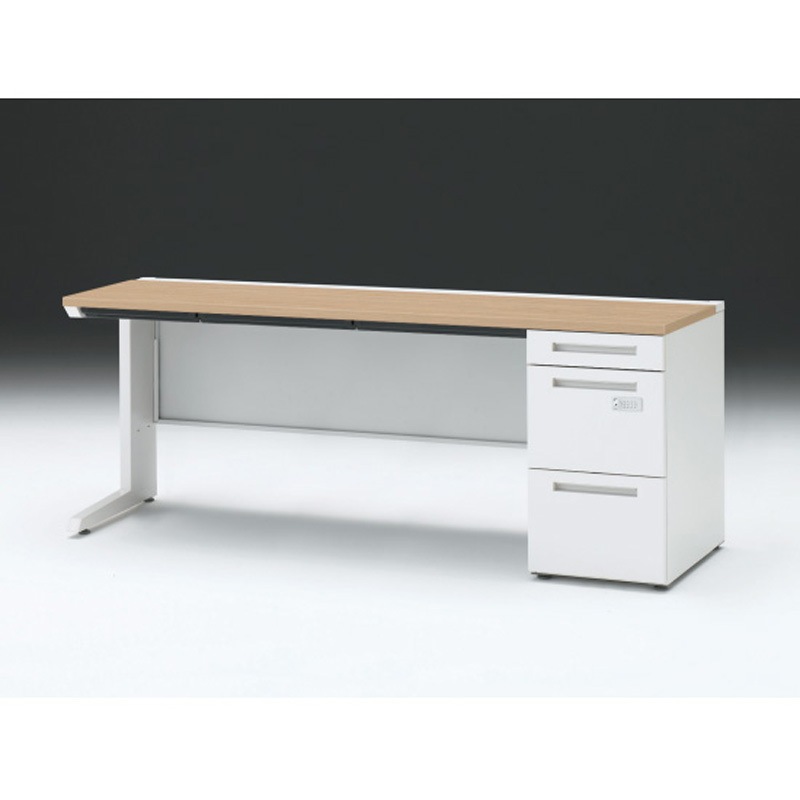 CZR-186CBCK-992 CZRデスク 片袖机ダイヤル錠 センター引出し付 W1800×D600<配送時組立サービス付> イトーキ 高さ720mm幅1799mm  CZR-186CBCK-992