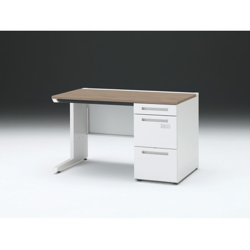 CZR-127CBCK-971 CZRデスク 片袖机ダイヤル錠 センター引出し付 W1200×D700<配送時組立サービス付> イトーキ 高さ720mm幅1199mm  CZR-127CBCK-971