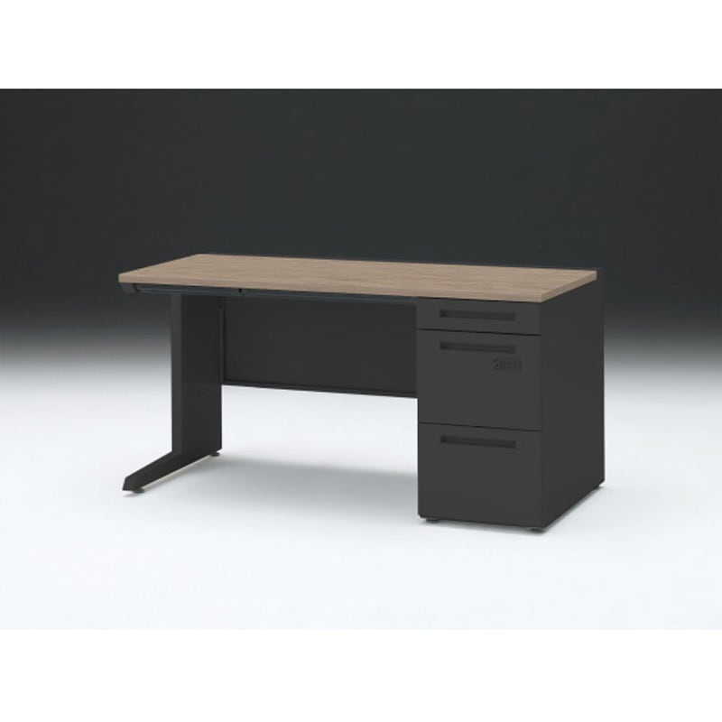 CZR-147CBCK-171 CZRデスク 片袖机ダイヤル錠 センター引出し付 W1400×D700<配送時組立サービス付> イトーキ 高さ720mm幅1399mm  CZR-147CBCK-171