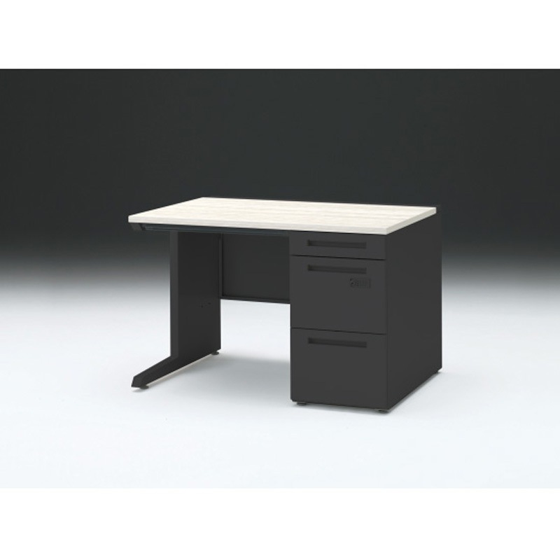 CZR-118CBCK-161 CZRデスク 片袖机ダイヤル錠 センター引出し付 W1100×D800<配送時組立サービス付> イトーキ 高さ720mm幅1099mm  CZR-118CBCK-161