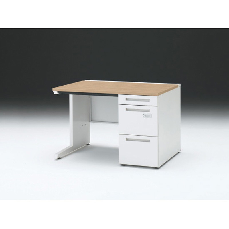 CZR-118CBCK-992 CZRデスク 片袖机ダイヤル錠 センター引出し付 W1100×D800<配送時組立サービス付> イトーキ 高さ720mm幅1099mm  CZR-118CBCK-992