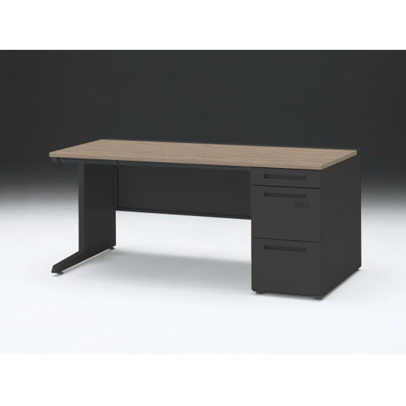 CZR-168CBCK-171 CZRデスク 片袖机ダイヤル錠 センター引出し付 W1600×D800<配送時組立サービス付> イトーキ 高さ720mm幅1599mm  CZR-168CBCK-171