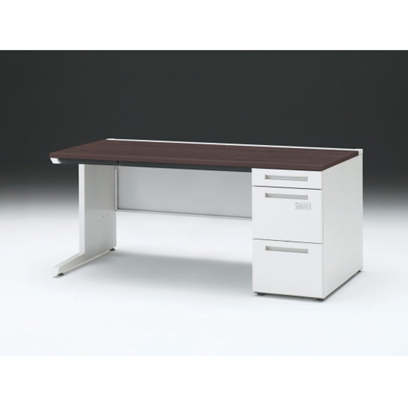 CZR-168CBCK-982 CZRデスク 片袖机ダイヤル錠 センター引出し付 W1600×D800<配送時組立サービス付> イトーキ 高さ720mm幅1599mm  CZR-168CBCK-982