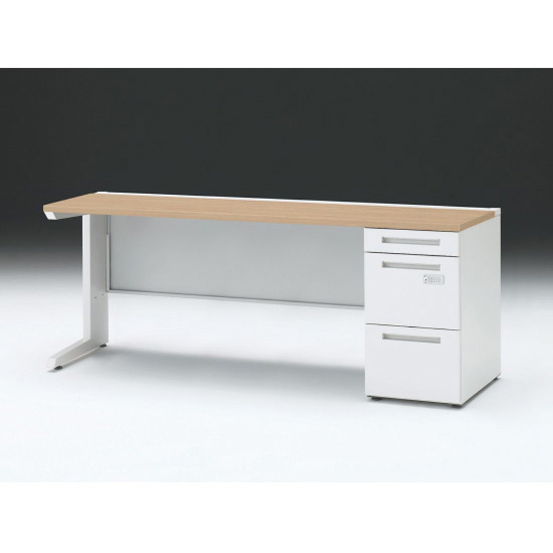 CZR-186SBCK-992 CZRデスク 片袖机ダイヤル錠 センター引出しなし W1800×D600<配送時組立サービス付> イトーキ 高さ720mm幅1799mm  CZR-186SBCK-992