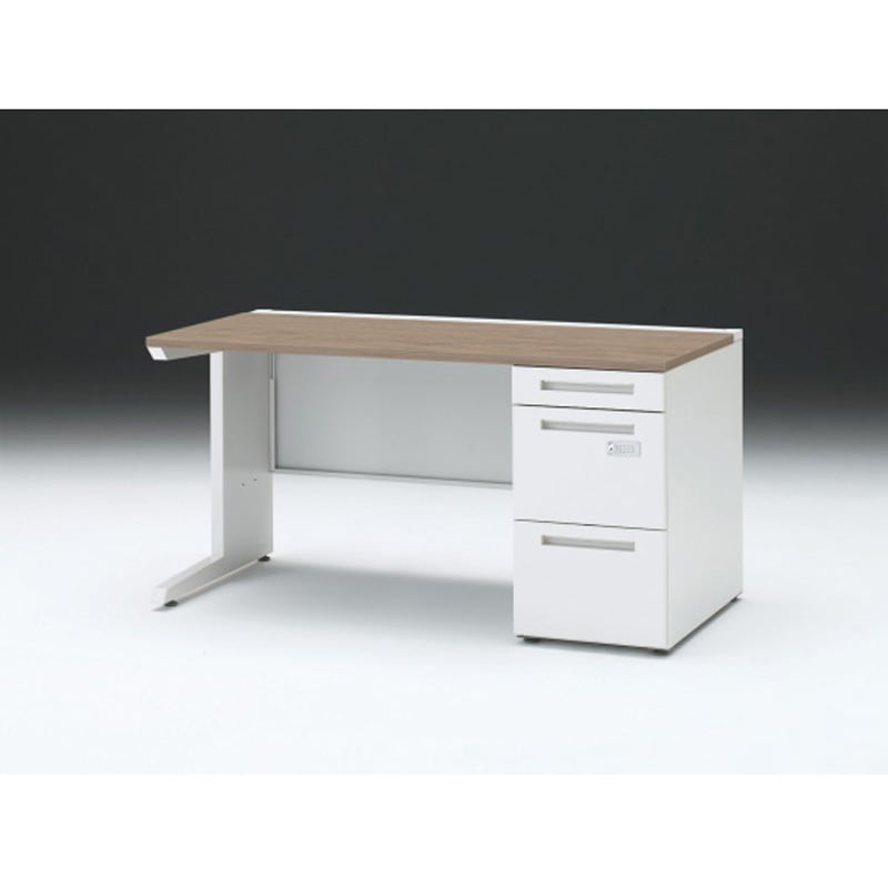 CZR-147SBCK-971 CZRデスク 片袖机ダイヤル錠 センター引出しなし W1400×D700<配送時組立サービス付> イトーキ 高さ720mm幅1399mm  CZR-147SBCK-971