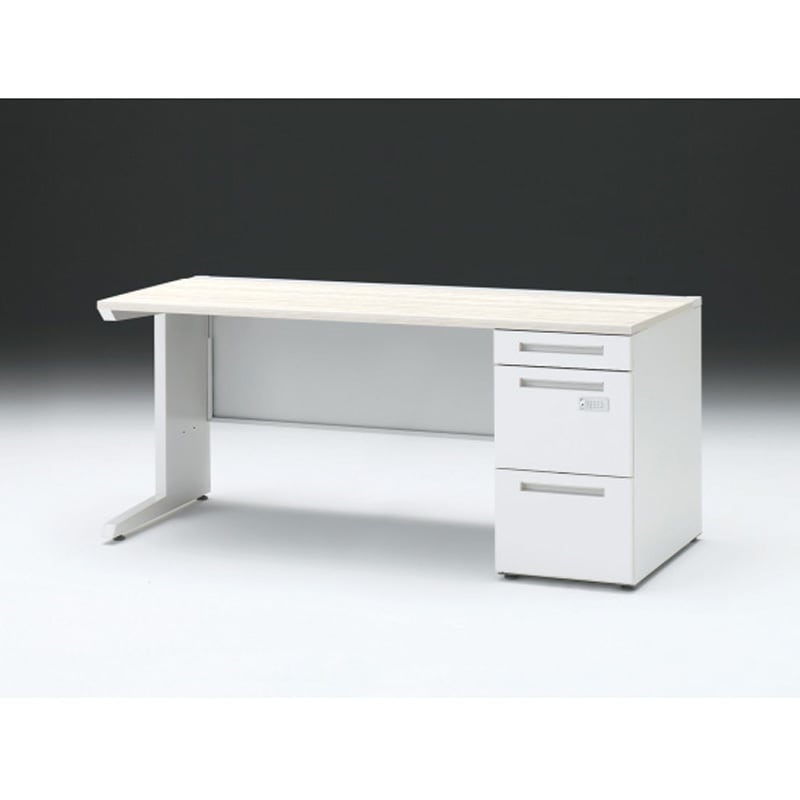 CZR-167SBCK-961 CZRデスク 片袖机ダイヤル錠 センター引出しなし W1600×D700<配送時組立サービス付> イトーキ 高さ720mm幅1599mm  CZR-167SBCK-961 59,988円