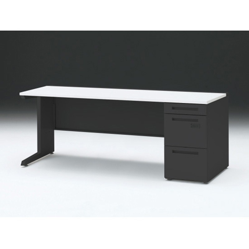 CZR-187SBCK-1W9 CZRデスク 片袖机ダイヤル錠 センター引出しなし W1800×D700<配送時組立サービス付> イトーキ 高さ720mm幅1799mm  CZR-187SBCK-1W9 65,890円