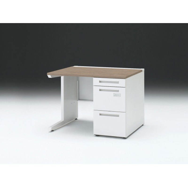 CZR-108SBCK-971 CZRデスク 片袖机ダイヤル錠 センター引出しなし W1000×D800<配送時組立サービス付> イトーキ 高さ720mm幅999mm  CZR-108SBCK-971