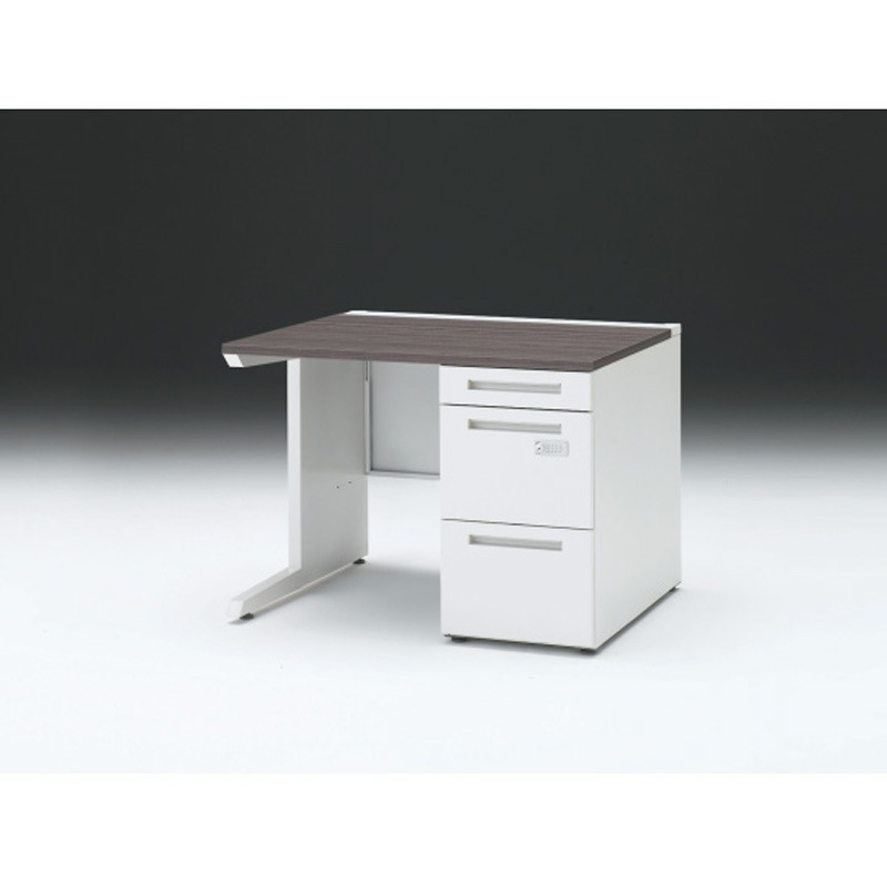 CZR-108SBCK-981 CZRデスク 片袖机ダイヤル錠 センター引出しなし W1000×D800<配送時組立サービス付> イトーキ 高さ720mm幅999mm  CZR-108SBCK-981