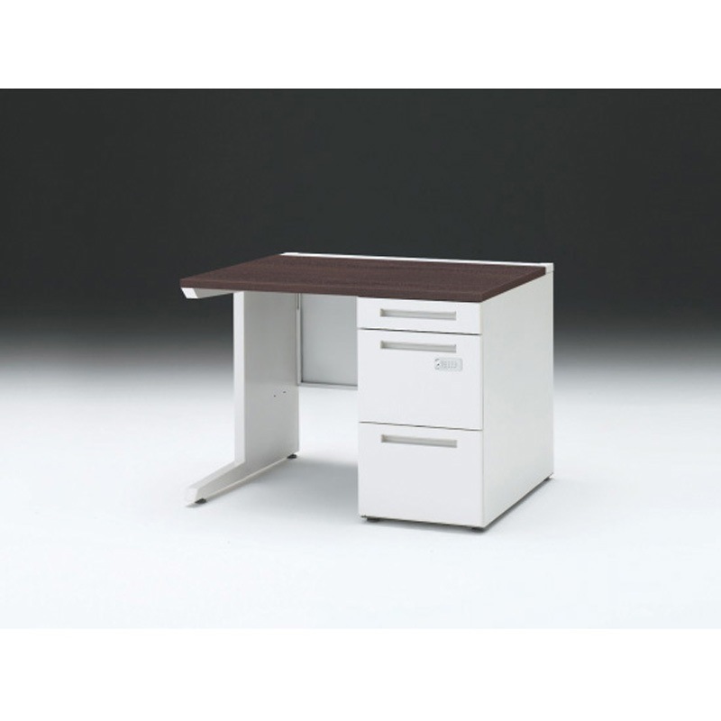 CZR-108SBCK-982 CZRデスク 片袖机ダイヤル錠 センター引出しなし W1000×D800<配送時組立サービス付> イトーキ 高さ720mm幅999mm  CZR-108SBCK-982