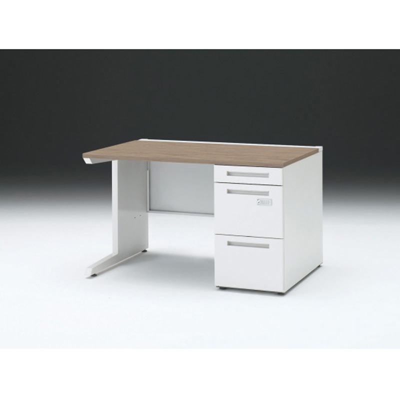 CZR-128SBCK-971 CZRデスク 片袖机ダイヤル錠 センター引出しなし W1200×D800<配送時組立サービス付> イトーキ 高さ720mm幅1199mm  CZR-128SBCK-971