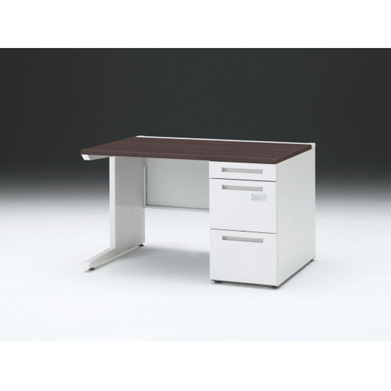 CZR-128SBCK-982 CZRデスク 片袖机ダイヤル錠 センター引出しなし W1200×D800<配送時組立サービス付> イトーキ 高さ720mm幅1199mm  CZR-128SBCK-982