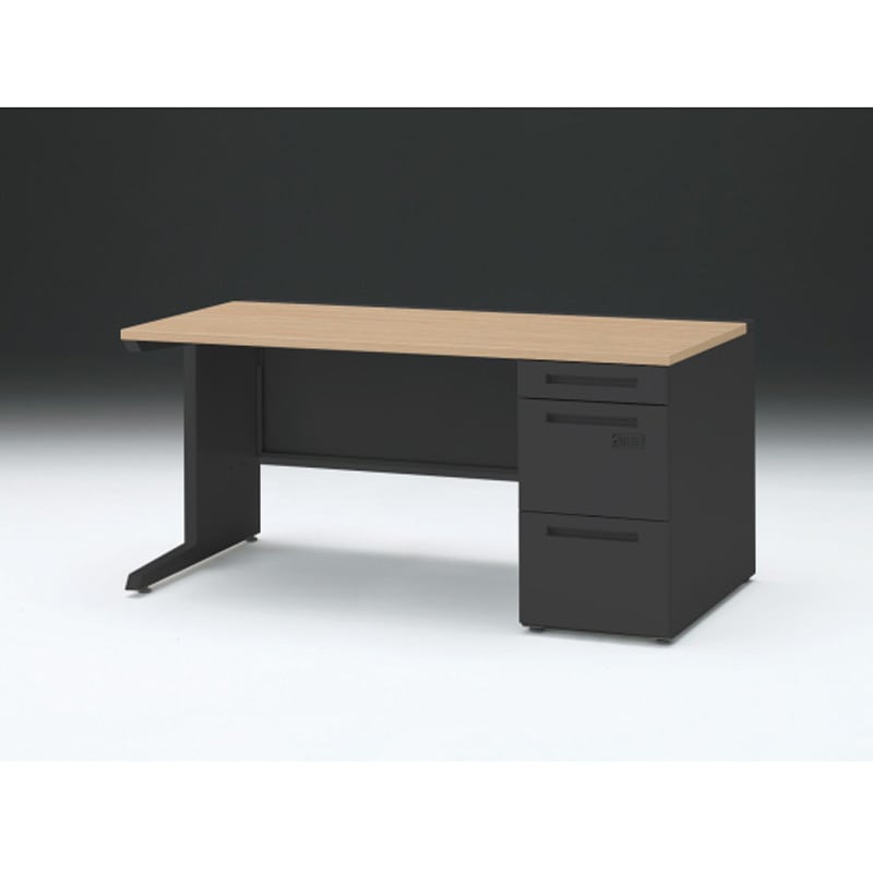 CZR-158SBCK-192 CZRデスク 片袖机ダイヤル錠 センター引出しなし W1500×D800<配送時組立サービス付> イトーキ 高さ720mm幅1499mm  CZR-158SBCK-192