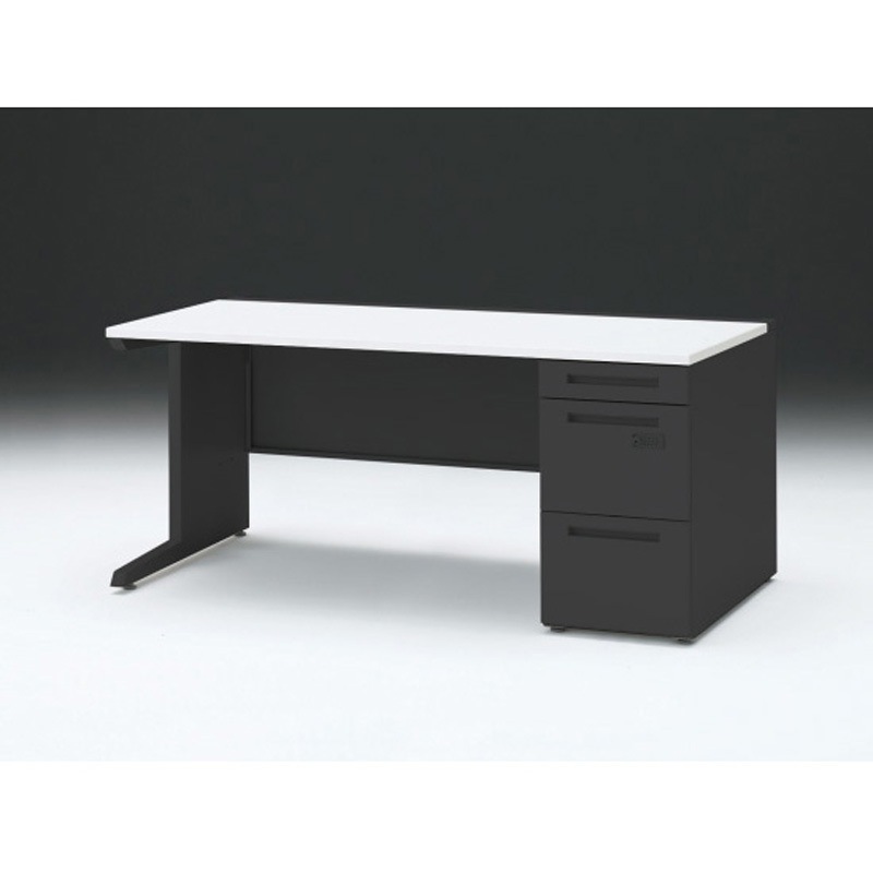 CZR-168SBCK-1W9 CZRデスク 片袖机ダイヤル錠 センター引出しなし W1600×D800<配送時組立サービス付> イトーキ 高さ720mm幅1599mm  CZR-168SBCK-1W9