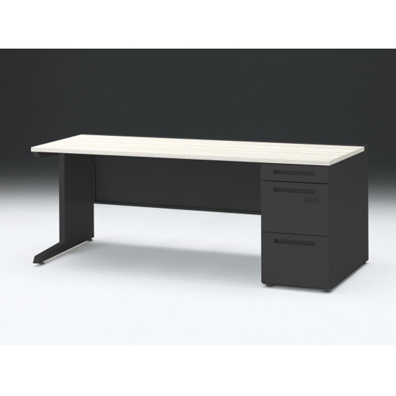 CZR-188SBCK-161 CZRデスク 片袖机ダイヤル錠 センター引出しなし W1800×D800<配送時組立サービス付> イトーキ 高さ720mm幅1799mm  CZR-188SBCK-161