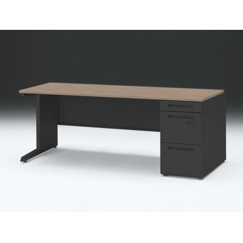 CZR-188SBCK-171 CZRデスク 片袖机ダイヤル錠 センター引出しなし W1800×D800<配送時組立サービス付> イトーキ 高さ720mm幅1799mm  CZR-188SBCK-171