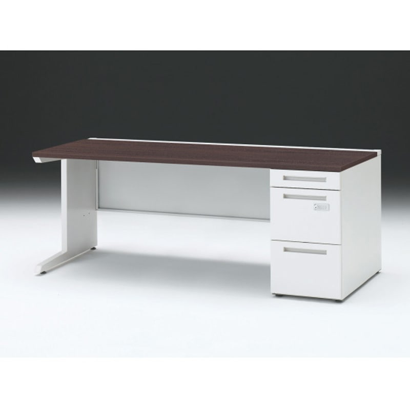 CZR-188SBCK-982 CZRデスク 片袖机ダイヤル錠 センター引出しなし W1800×D800<配送時組立サービス付> イトーキ 高さ720mm幅1799mm  CZR-188SBCK-982