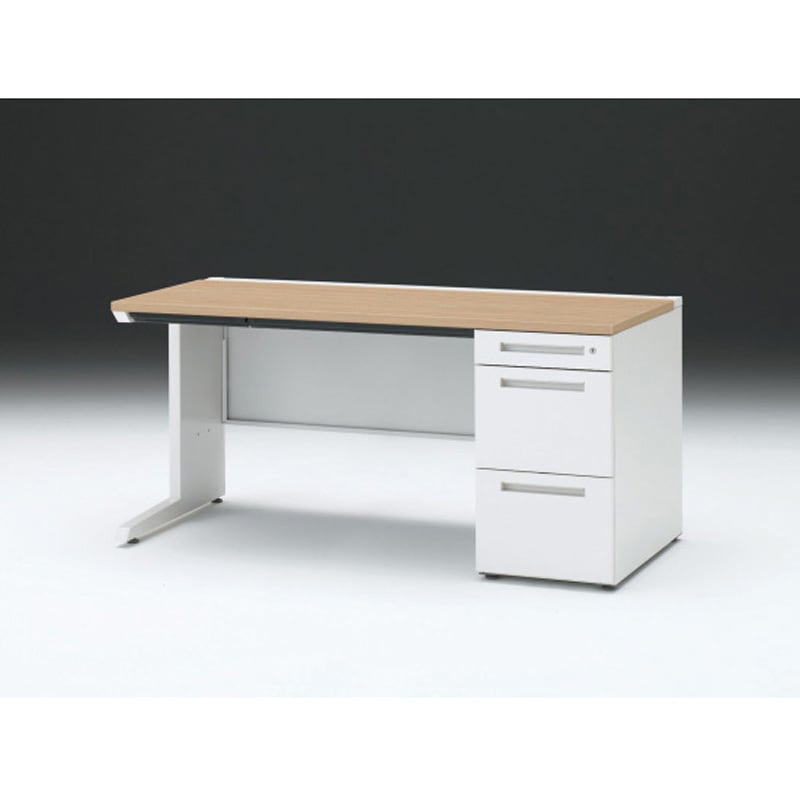 CZR-157CEC-992 CZRデスク 片袖机 ロングレールタイプ センター引出し付 W1500×D700<配送時組立サービス付> イトーキ 高さ720mm幅1499mm  CZR-157CEC-992