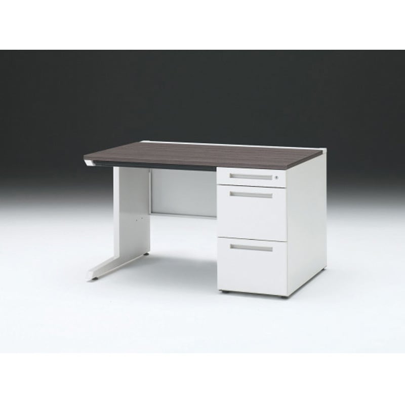 CZR-128CEC-981 CZRデスク 片袖机 ロングレールタイプ センター引出し付 W1200×D800<配送時組立サービス付> イトーキ 高さ720mm幅1199mm  CZR-128CEC-981