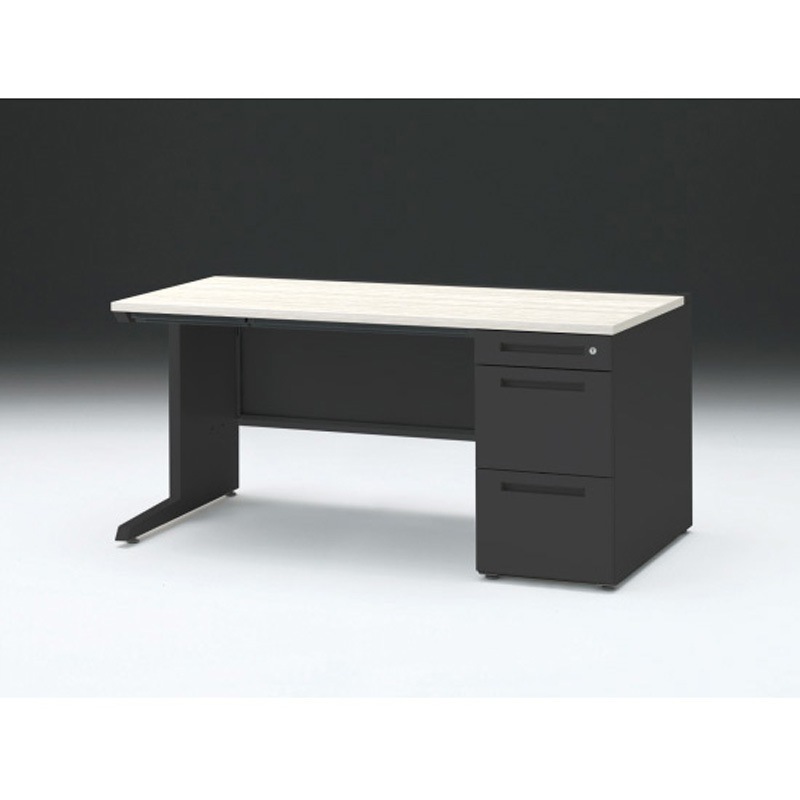 CZR-158CEC-161 CZRデスク 片袖机 ロングレールタイプ センター引出し付 W1500×D800<配送時組立サービス付> イトーキ 高さ720mm幅1499mm  CZR-158CEC-161