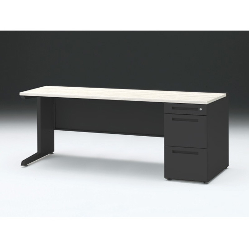 CZR-187SEC-161 CZRデスク 片袖机 ロングレールタイプ センター引出しなし W1800×D700<配送時組立サービス付> 1台 イトーキ 【通販モノタロウ】