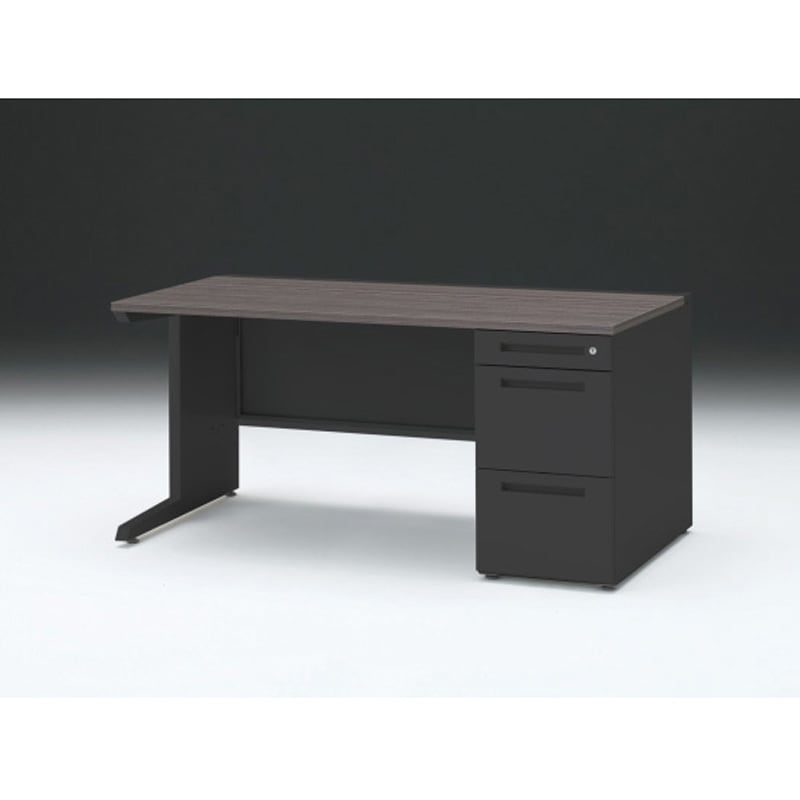 CZR-158SEC-181 CZRデスク 片袖机 ロングレールタイプ センター引出しなし W1500×D800<配送時組立サービス付> 1台 イトーキ 【通販モノタロウ】