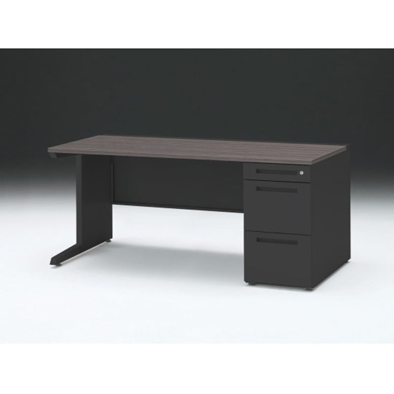 CZR-168SEC-181 CZRデスク 片袖机 ロングレールタイプ センター引出しなし W1600×D800<配送時組立サービス付> 1台 イトーキ 【通販モノタロウ】