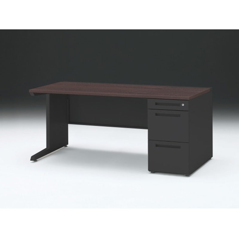 CZR-168SEC-182 CZRデスク 片袖机 ロングレールタイプ センター引出しなし W1600×D800<配送時組立サービス付> 1台 イトーキ 【通販モノタロウ】