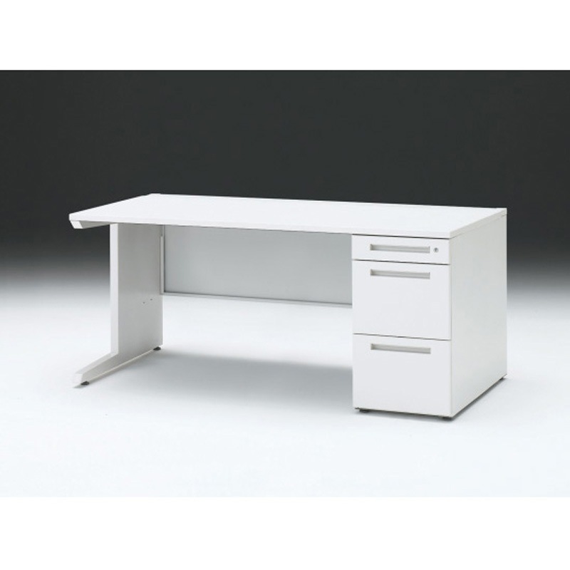 CZR-168SEC-9W9 CZRデスク 片袖机 ロングレールタイプ センター引出しなし W1600×D800<配送時組立サービス付> 1台 イトーキ 【通販モノタロウ】