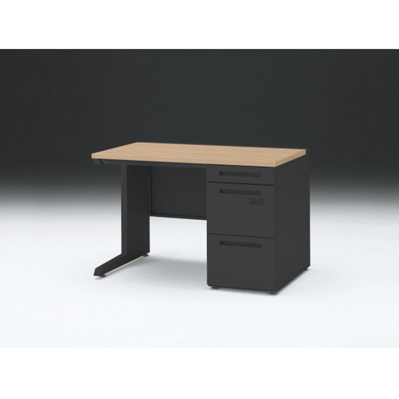 CZR-117CECK-192 CZRデスク 片袖机ダイヤル錠 ロングレールタイプ センター引出し付 W1100×D700<配送時組立サービス付> 1台 イトーキ 【通販モノタロウ】