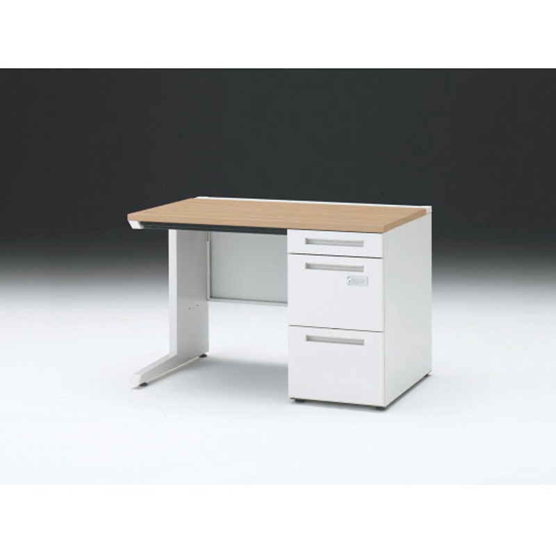 CZR-117CECK-992 CZRデスク 片袖机ダイヤル錠 ロングレールタイプ センター引出し付 W1100×D700<配送時組立サービス付> 1台 イトーキ 【通販モノタロウ】