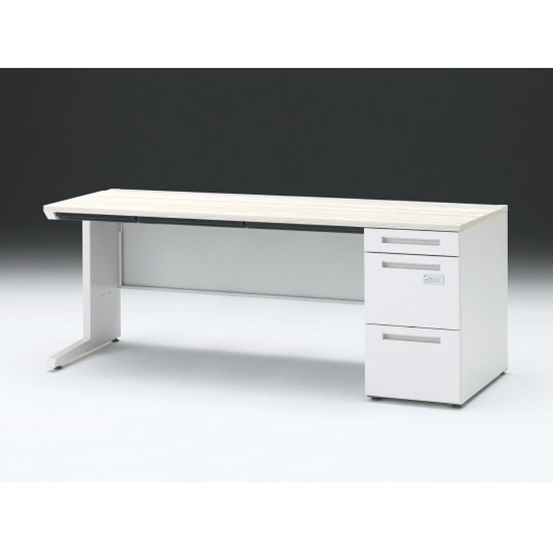 CZR-187CECK-961 CZRデスク 片袖机ダイヤル錠 ロングレールタイプ センター引出し付 W1800×D700<配送時組立サービス付> 1台 イトーキ 【通販モノタロウ】 71,390円