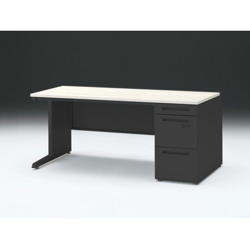 CZR-168CECK-161 CZRデスク 片袖机ダイヤル錠 ロングレールタイプ センター引出し付 W1600×D800<配送時組立サービス付> 1台 イトーキ 【通販モノタロウ】 71,390円