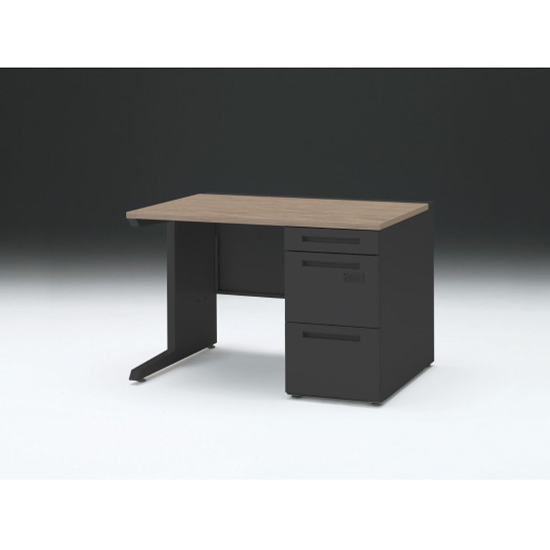 CZR-118SECK-171 CZRデスク 片袖机ダイヤル錠 ロングレールタイプ センター引出しなし W1100×D800<配送時組立サービス付> 1台 イトーキ 【通販モノタロウ】