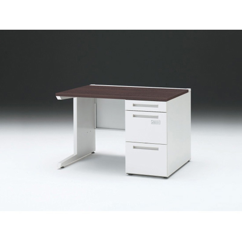 CZR-118SECK-982 CZRデスク 片袖机ダイヤル錠 ロングレールタイプ センター引出しなし W1100×D800<配送時組立サービス付> 1台 イトーキ 【通販モノタロウ】