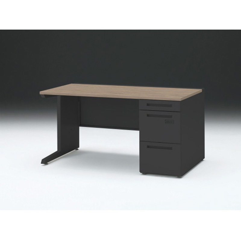 CZR-148SECK-171 CZRデスク 片袖机ダイヤル錠 ロングレールタイプ センター引出しなし W1400×D800<配送時組立サービス付> 1台 イトーキ 【通販モノタロウ】