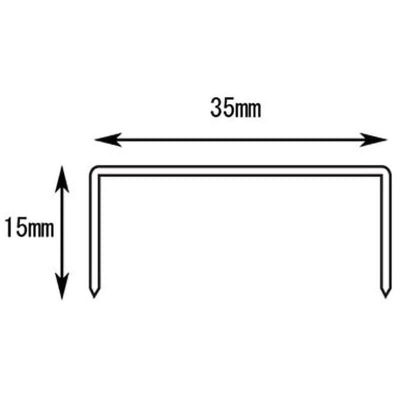 TB-15 ステープル(針) タチカワ 1ケース(2000本×10箱) TB-15 - 【通販モノタロウ】