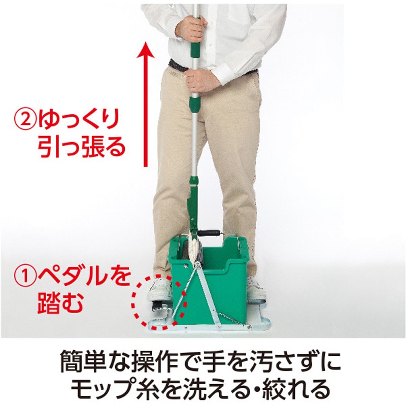 ぽぽぽ モップ絞り器S | 株式会社テラモト