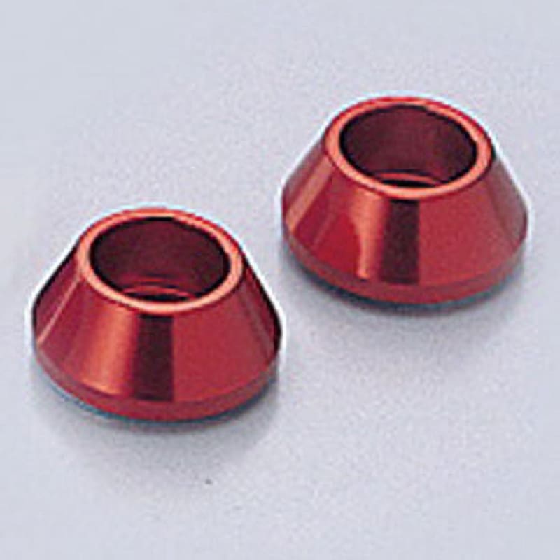 HN1110R M10アクセント ワッシャ ハリケーン レッドアルマイト色