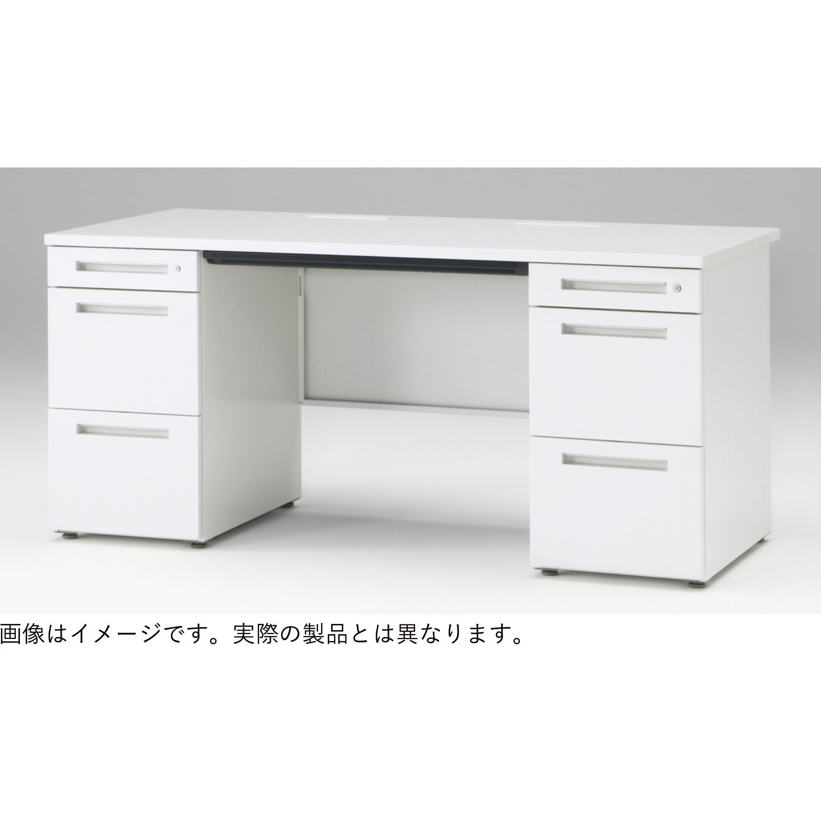 CZR-156BAS-1W9 CZR TypeS 両袖デスク 浅型センター引出し付 W1500×D600<配送時組立サービス付> イトーキ 高さ720mm幅1499mm  CZR-156BAS-1W9