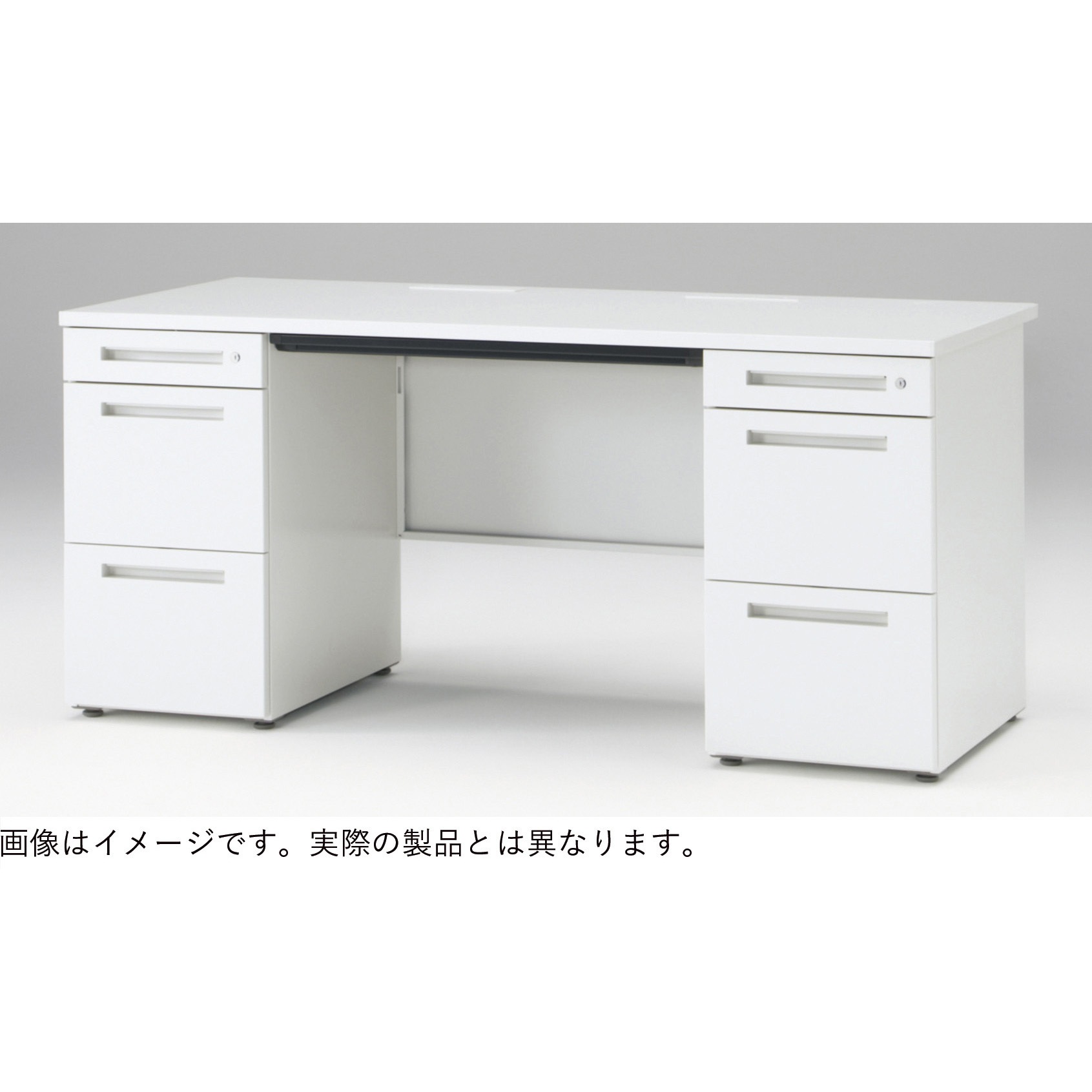 CZR-166BAS-971 CZR TypeS 両袖デスク 浅型センター引出し付 W1600×D600<配送時組立サービス付> イトーキ 高さ720mm幅1599mm  CZR-166BAS-971