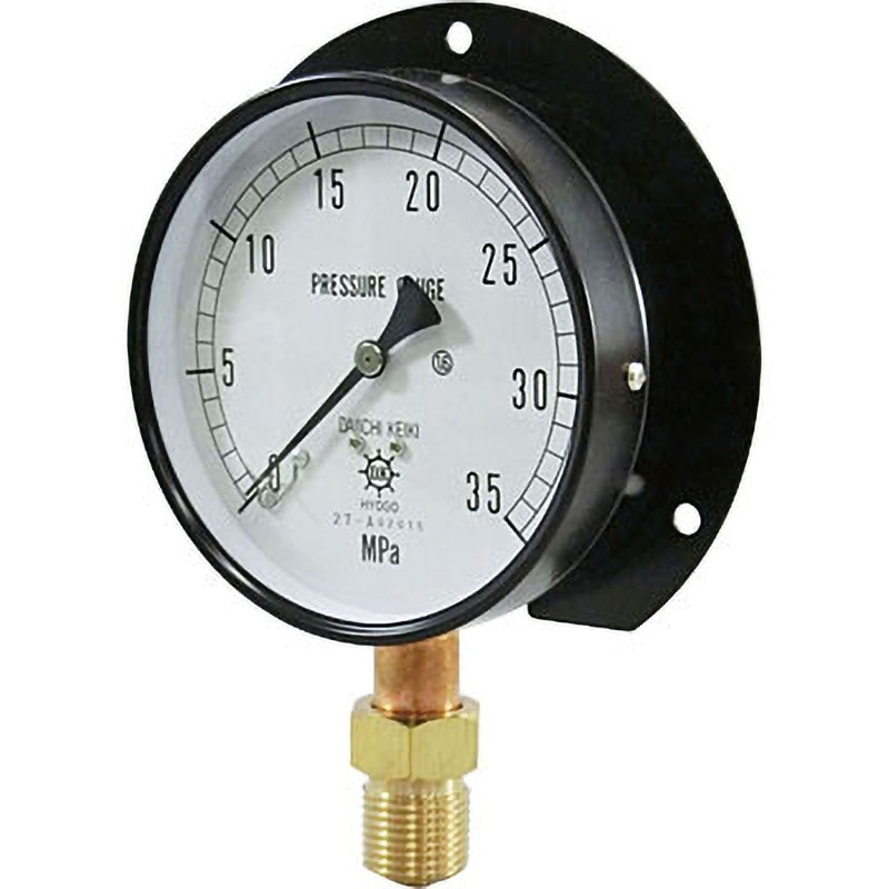 BS1/2-100X35MPA 一般圧力計 BS 1/2 100×35MPa 第一計器 G1/2B(PF) B枠