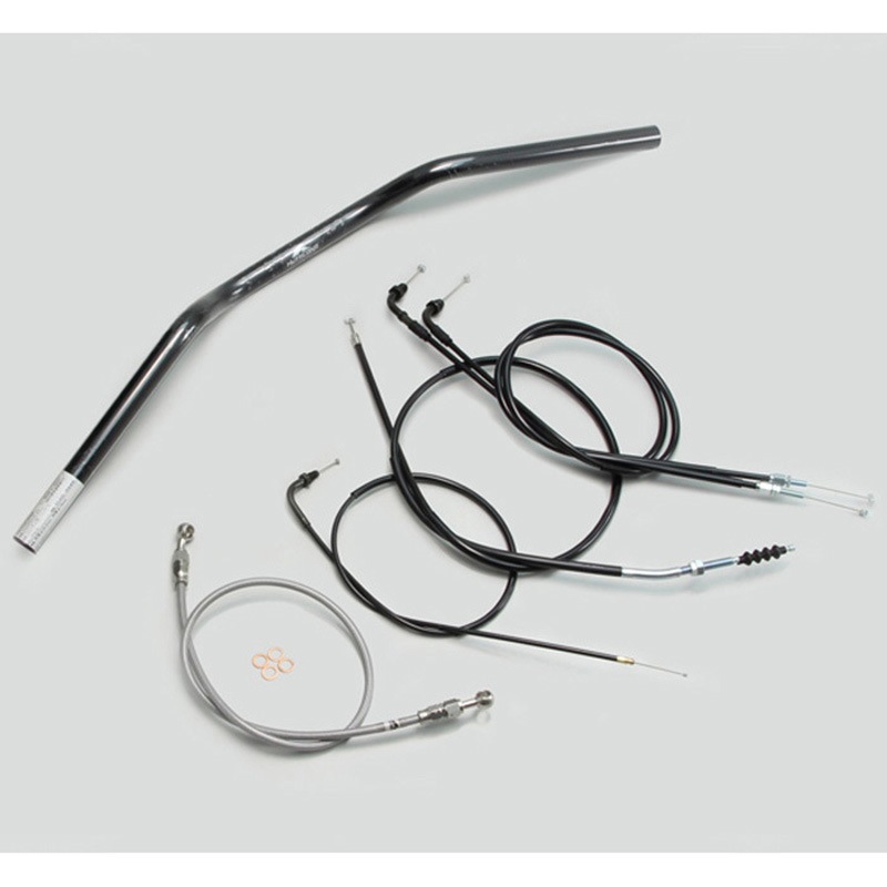 H016-001B コンチ1型 ハンドルSET ハリケーン ブラック色   H016-001B